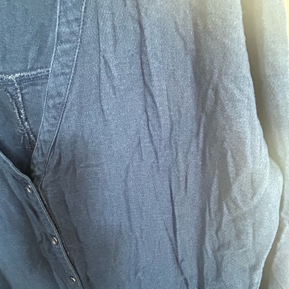 Splendid Navy Button-Front Jumpsuit - Picture 15 of 16